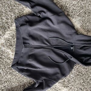 Athleta Black Zip-Up sweatshirt